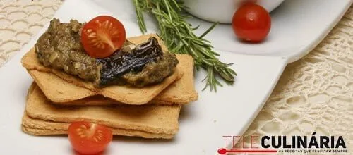 Patê de beringela e ervas da provença