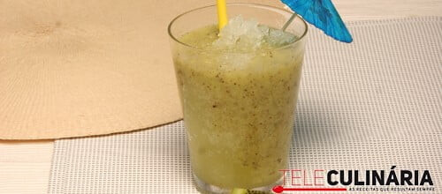 Sumo de kiwi granizado