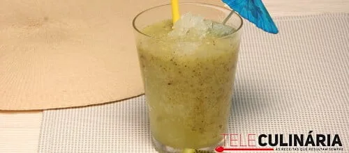 Sumo de kiwi granizado