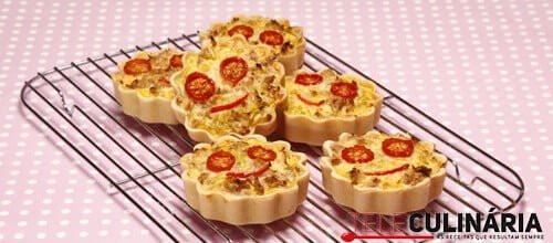 Tarteletes de atum com legumes