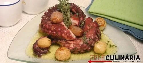 Polvo com noz-moscada