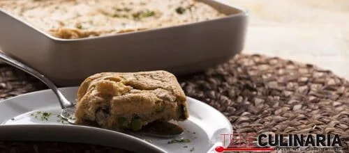 Torta de atum no microondas