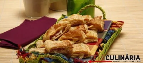 Folhados mistos caseiros