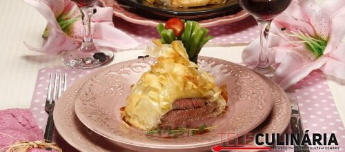 Miminhos de boi em lenço crocante