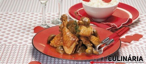 Galaró com champanhe