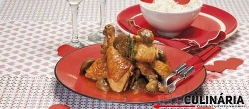 Galaró com champanhe