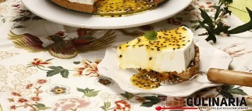 Cheesecake de maracujá