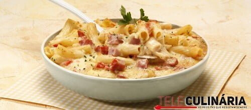 Macarrão gratinado