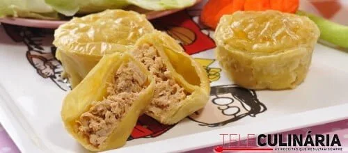 Receita de Empadas de frango fácil