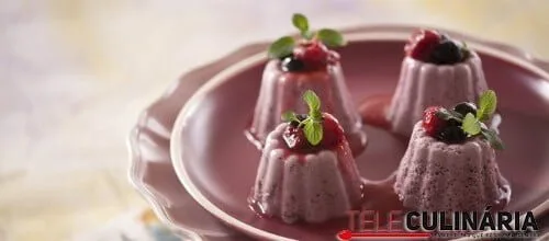 Bavaroise de frutos vermelhos