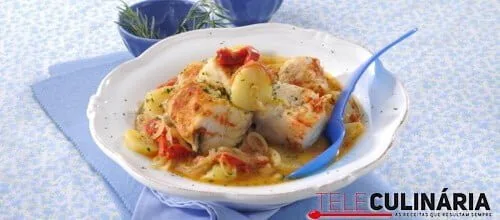 Caldeirada de bacalhau - receita fácil