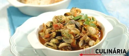 Berbigão de tomatada