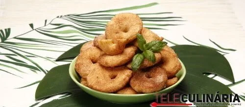 Rodelas de pera fritas