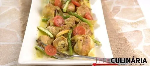 Frango no forno com especiarias