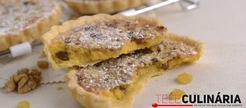 Tarteletes de noz e sultanas