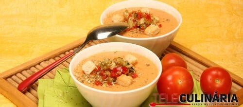 Gaspacho - receita fácil