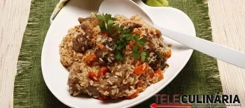 Arroz de pato com alecrim