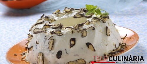 Flan de iogurte com bolacha