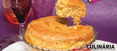 Soufflé de delícias do mar