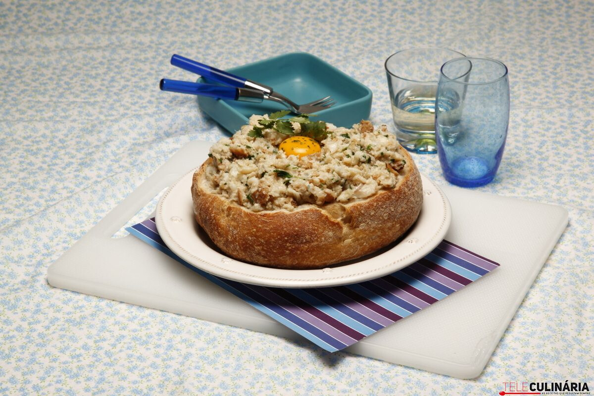 Açorda de bacalhau simples