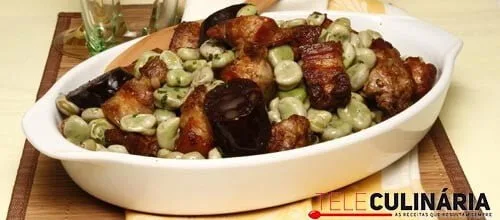 Favas com rojões à portuguesa