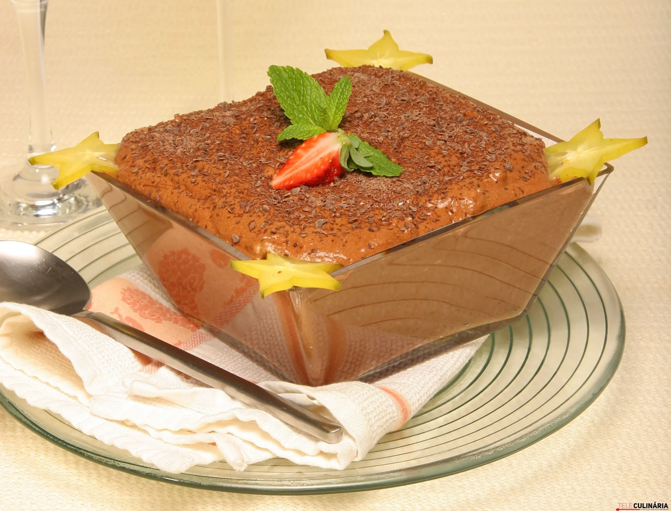 Receita de mousse de chocolate