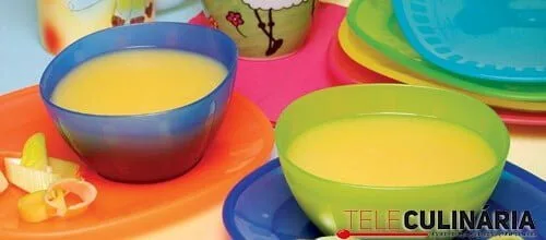 Creme de alho-francês com peito de peru