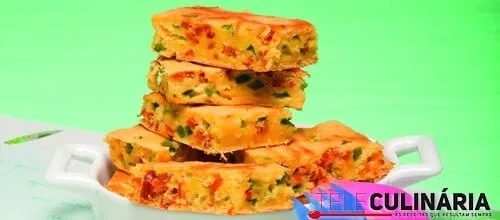 Cubos de milho salgados