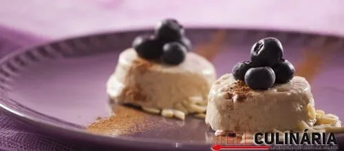 Panacota de banana assada