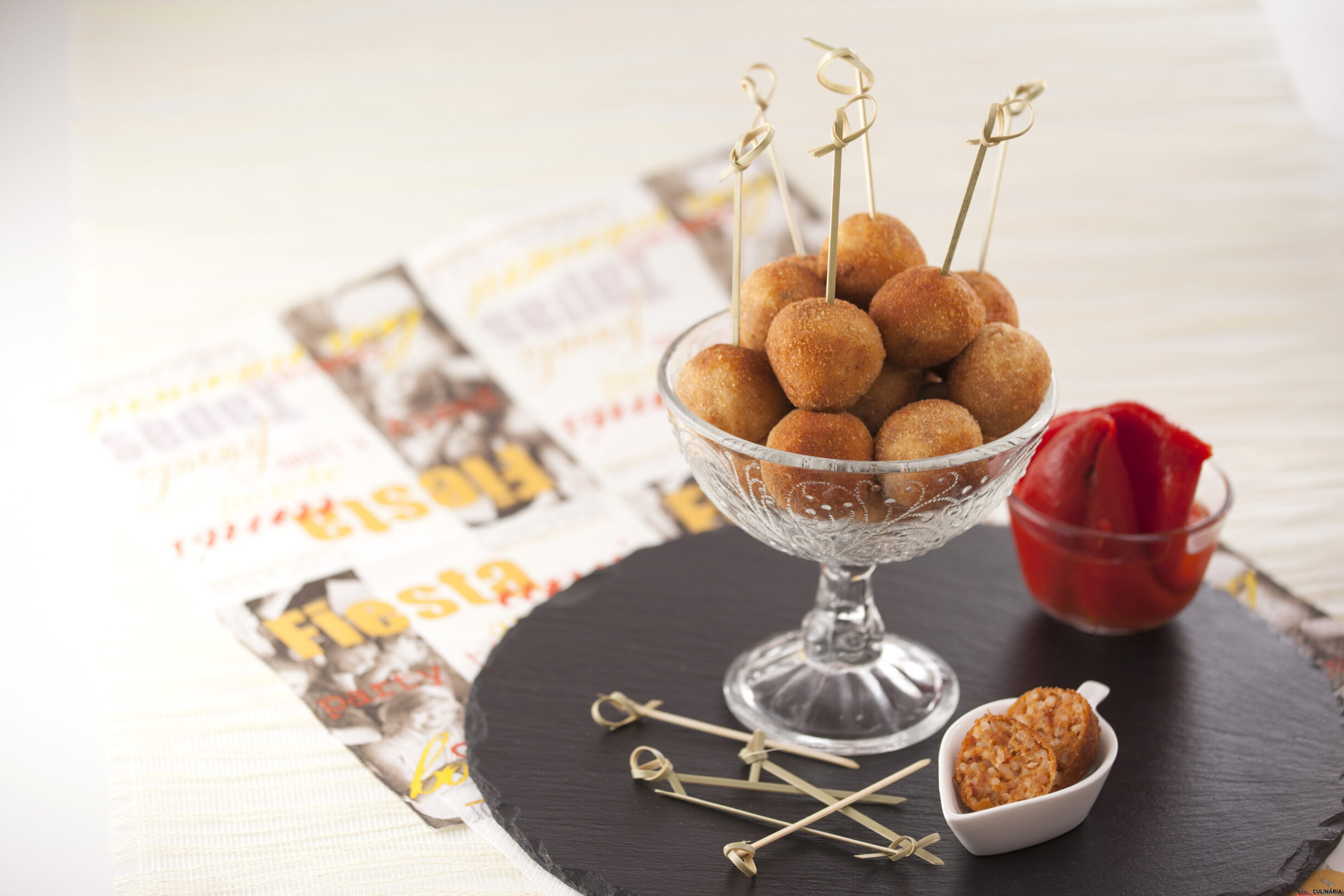 Bolinhos de alheira e arroz