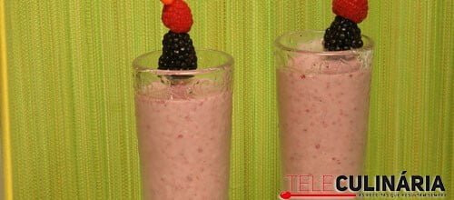 Batida de frutos dos bosques