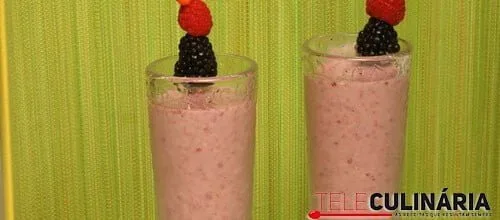 Batida de frutos dos bosques