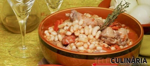 Receita fácil de Feijoada de coelho