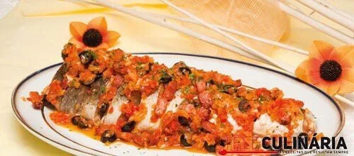 Pescada à olival