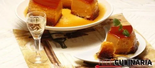 Pudim de Vinho do Porto branco com coco