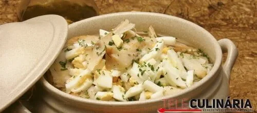 Açorda de bacalhau e ovos
