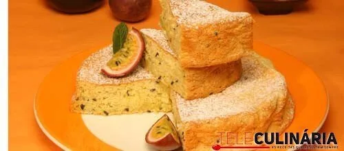 Bolo de maracujá