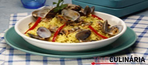 Arroz de amêijoas- receita fácil