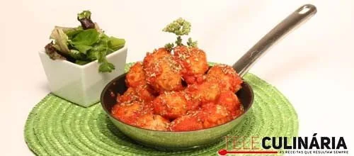 Almôndegas de peru deliciosas