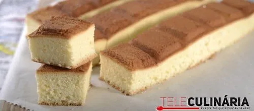 Bolo de fécula de batata