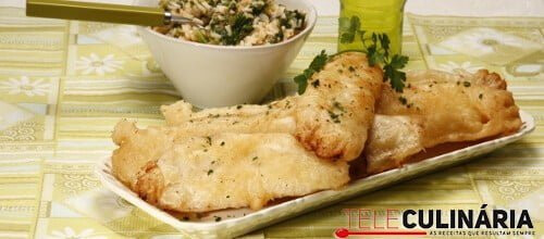 Filetes de pescada crocantes