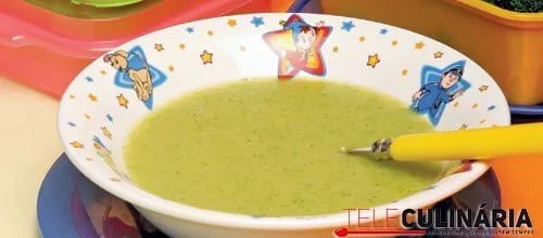 Creme de brócolos com iogurte