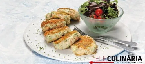 Bolinhos de salmão com batata