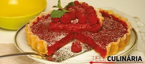 Tarte de framboesas deliciosa