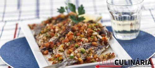 Chicharros escalados com molho à espanhola