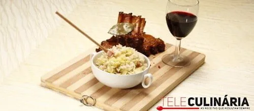 Arroz de couve com bacon