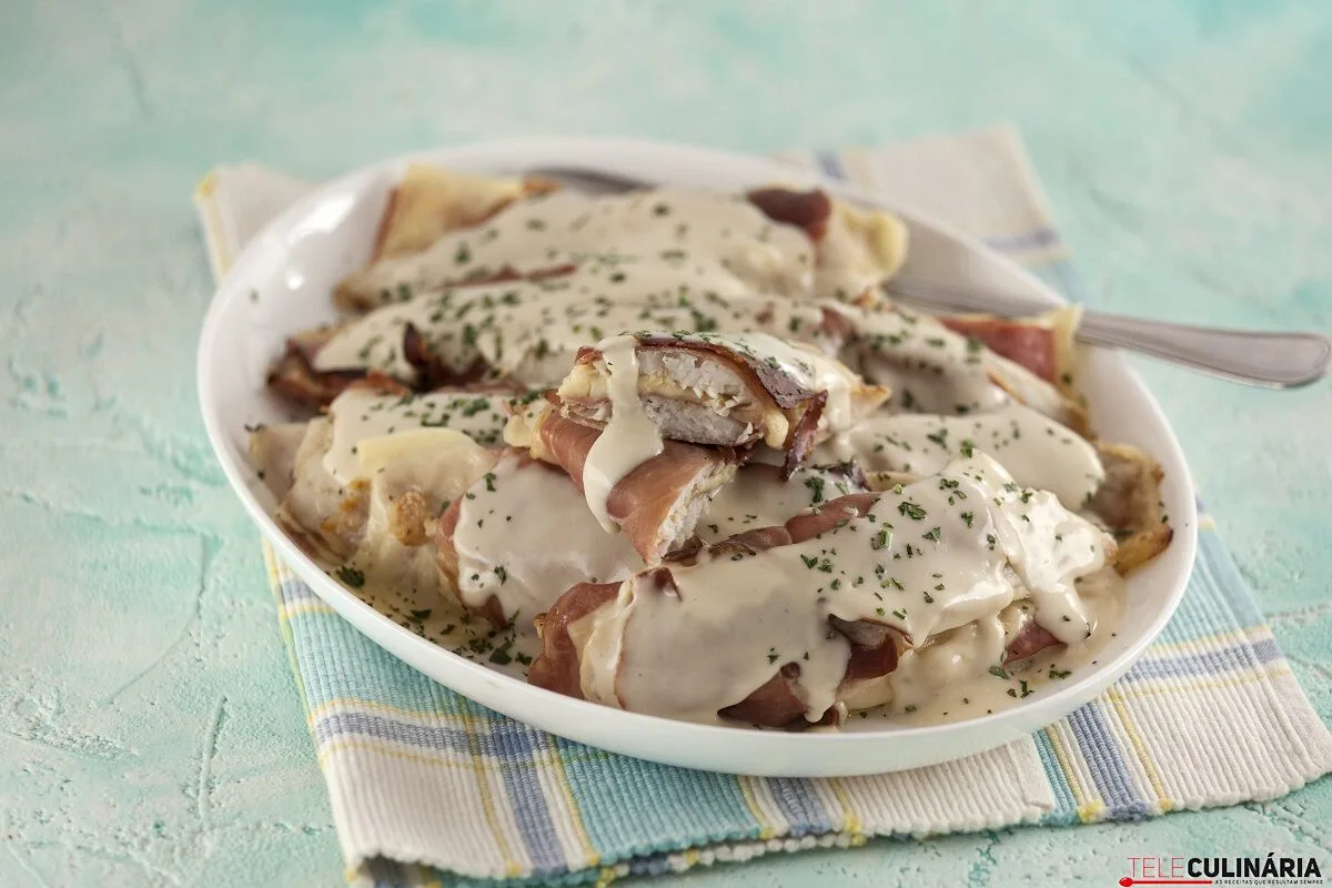 Filetes de pescada recheados