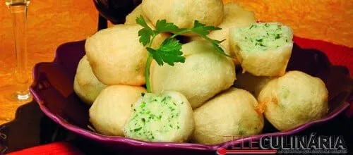 Almôndegas fritas de peixe