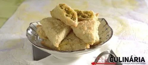 Chamuças de frango com maçã reineta