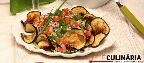 Salada de beringela frita